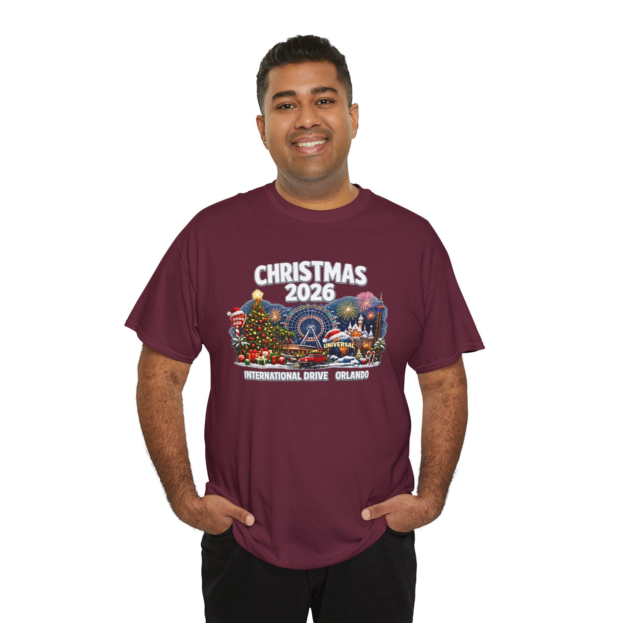 Christmas 2026 Orlando T-Shirt — International Drive Holiday Souvenir