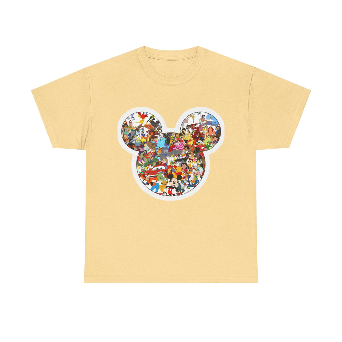 Mickey Collage T-Shirt — Vintage Disney Characters Graphic Tee