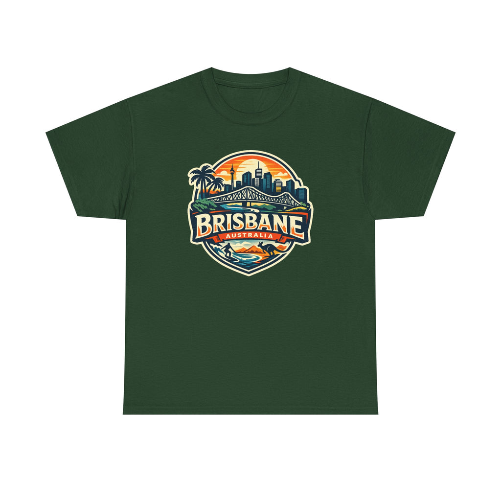Brisbane Australia Vintage Sunset T-Shirt