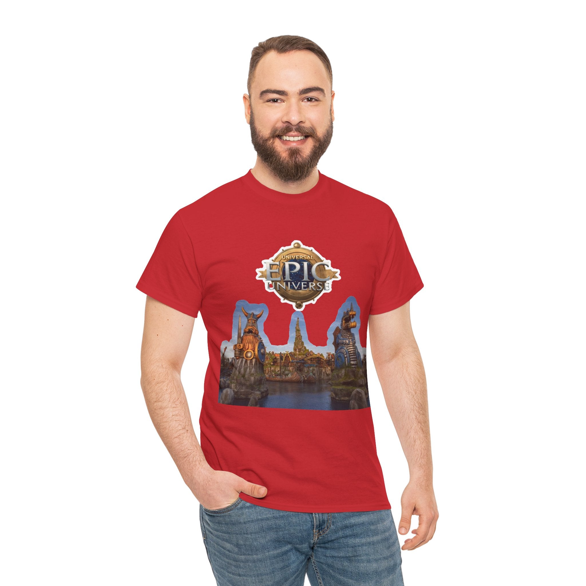 Epic Universe Theme Park T‑Shirt — Iconic Entrance Graphic Tee
