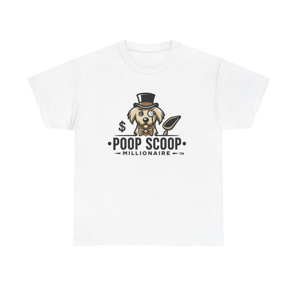 Poop Scoop Millionaire T-Shirt — Funny Dog Poop Scooping Tee