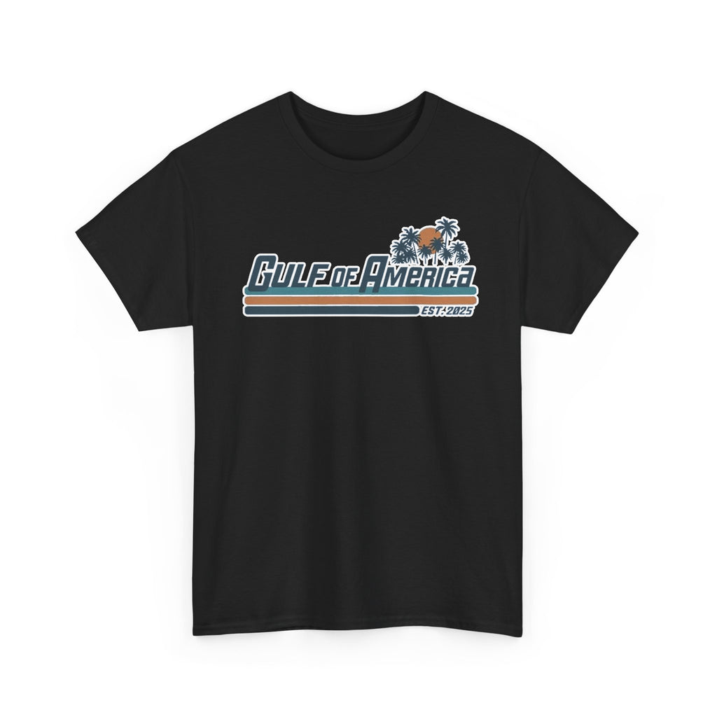 Gulf of America Vintage Surf Tee — Retro Beach Logo T-Shirt