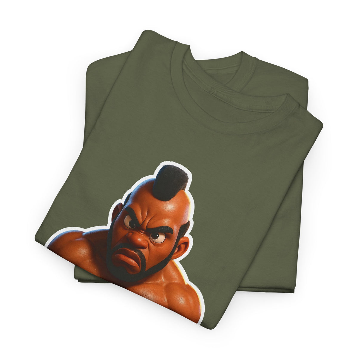 MR T Clubber Lang Boxer Character Tee — Tough Guy Cartoon Boxing T-Shirt
