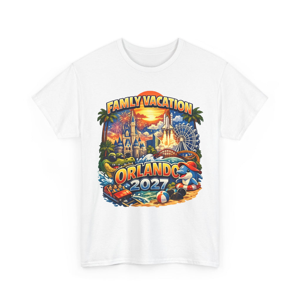 Family Vacation Orlando 2027 T-Shirt — Vintage Theme Park Souvenir Tee