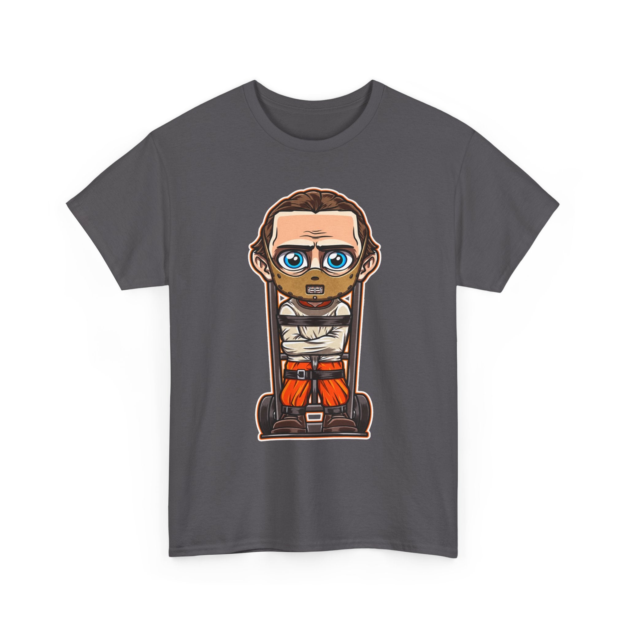 Chibi Prisoner Character Tee — Cute Cartoon Inmate Graphic T-Shirt