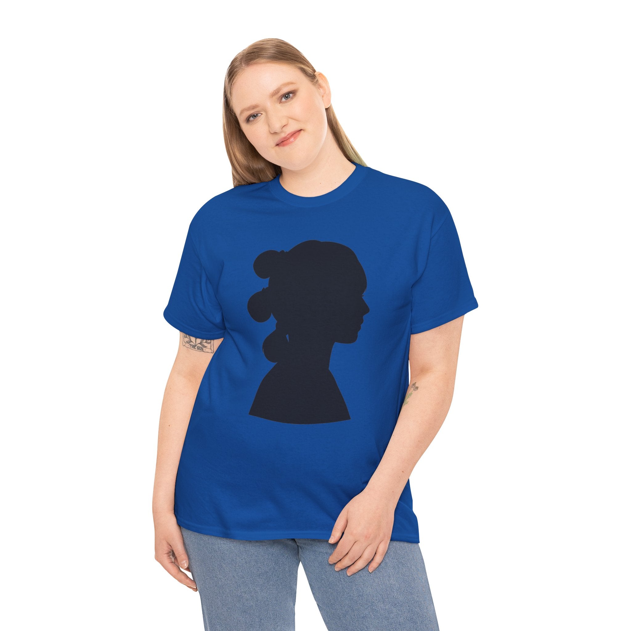 Princess Leia Star Wars Silhouette Profile Tee — Classic Portrait T‑Shirt