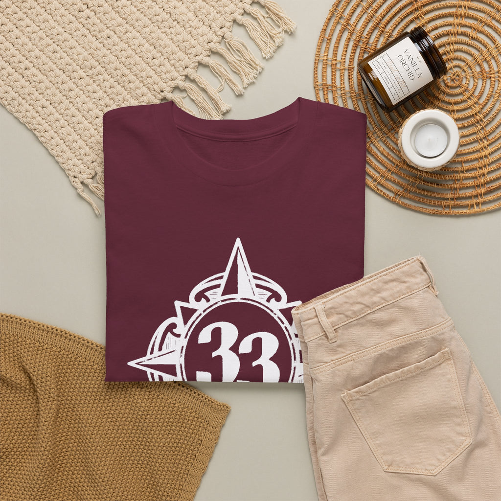 Club 33 Walt Disney World Inspired Cotton T-Shirt — Vintage Compass Logo Tee