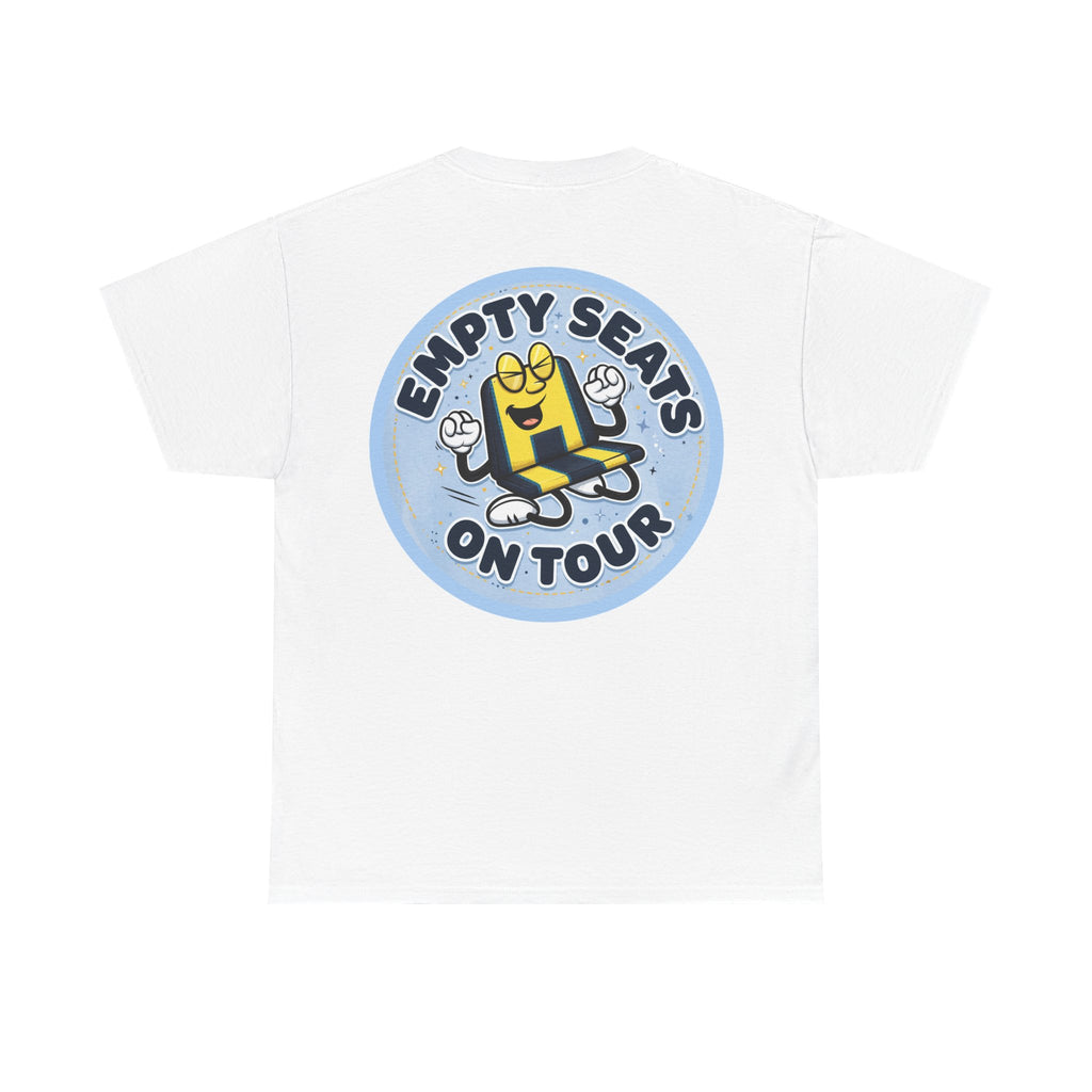 Manchester City T‑Shirt — "Empty Seats On Tour" Cartoon Seat Graphic Tee