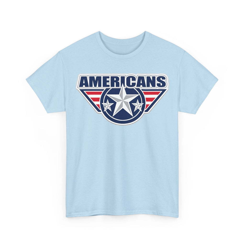 Americans Patriotic Star T‑Shirt — Red White Blue USA Graphic Tee