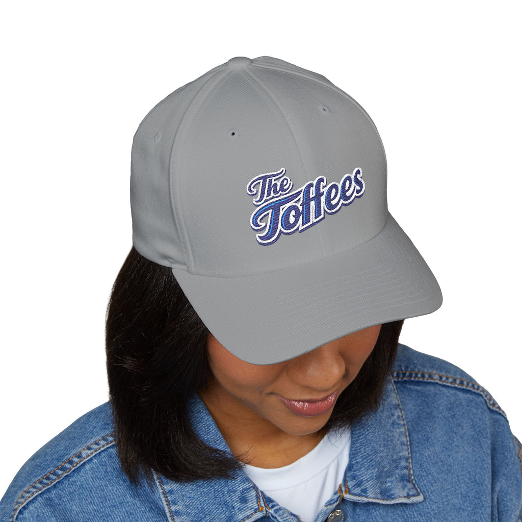 Embroidered 'The Toffees' Baseball Cap - Classic White Team Hat