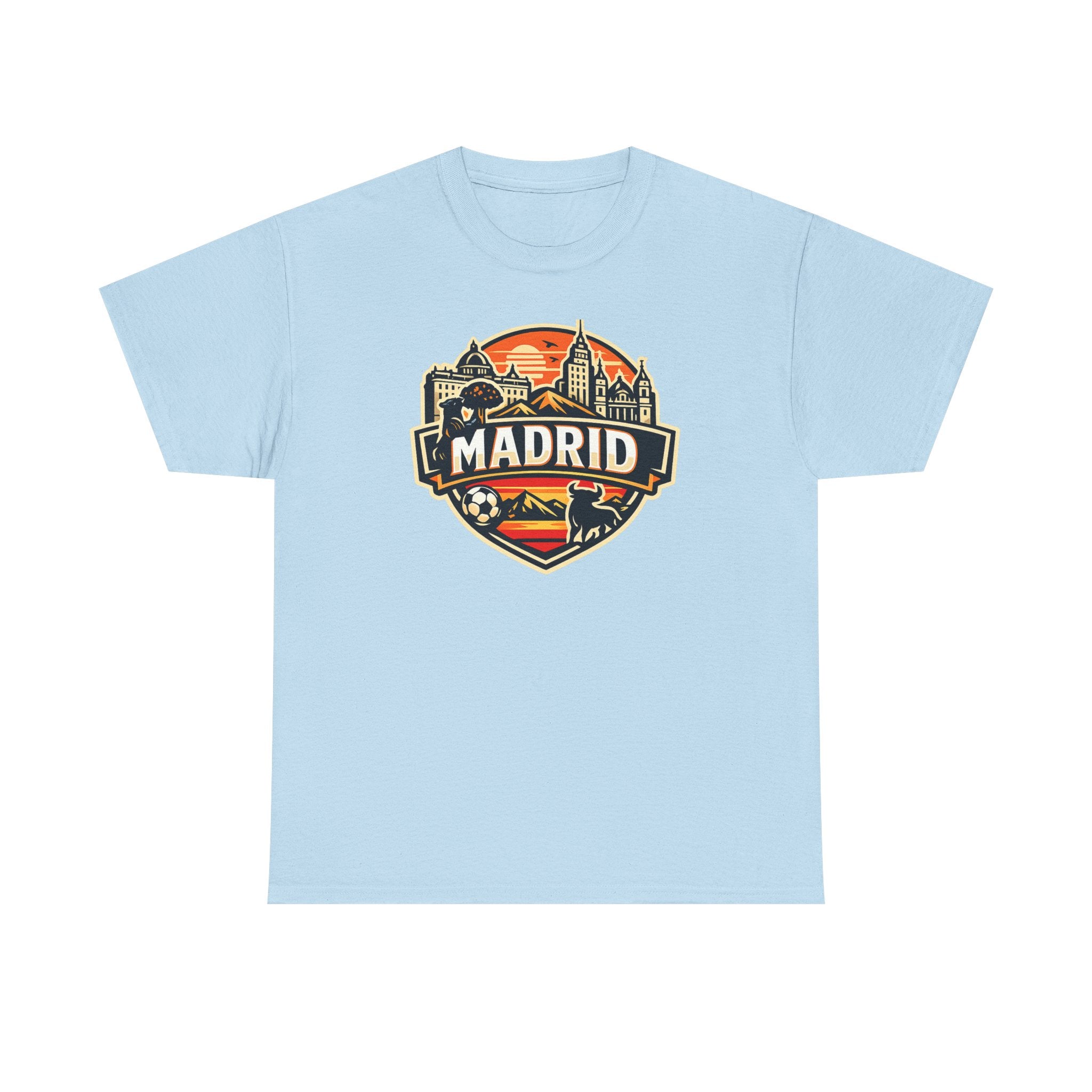 Madrid Skyline Soccer Crest T-Shirt