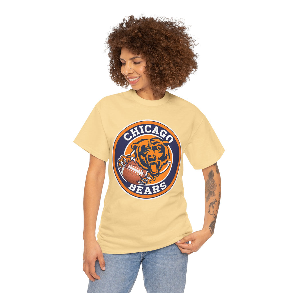 Chicago Bears Vintage Football Tee - Cotton T-Shirt