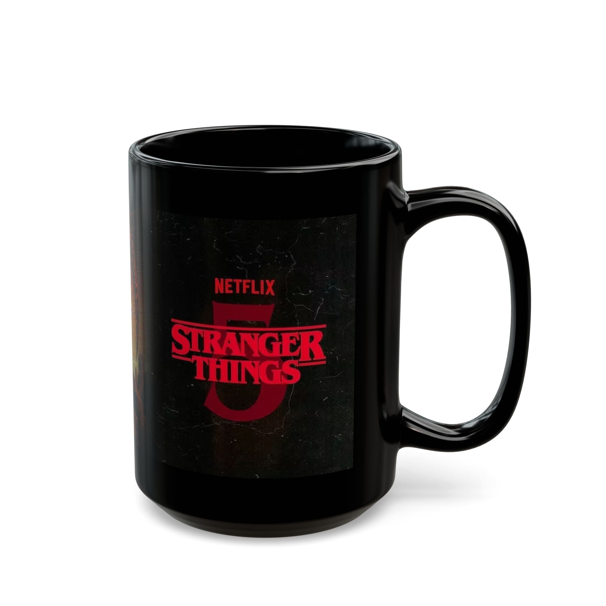 Stranger Things Season 3 Black Ceramic Mug (11oz, 15oz)
