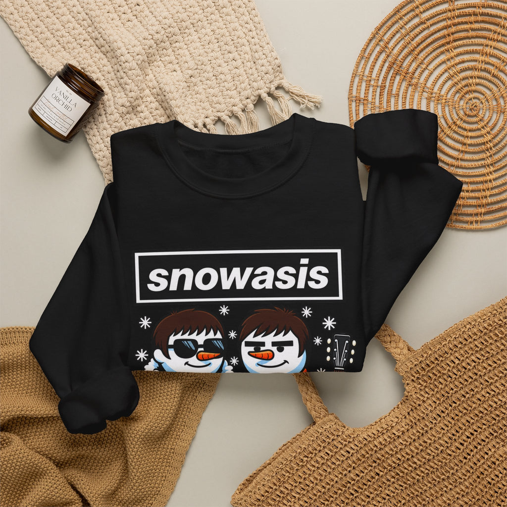 Snowasis "Some Might Sleigh" #Oasis Inspired Crewneck Sweatshirt
