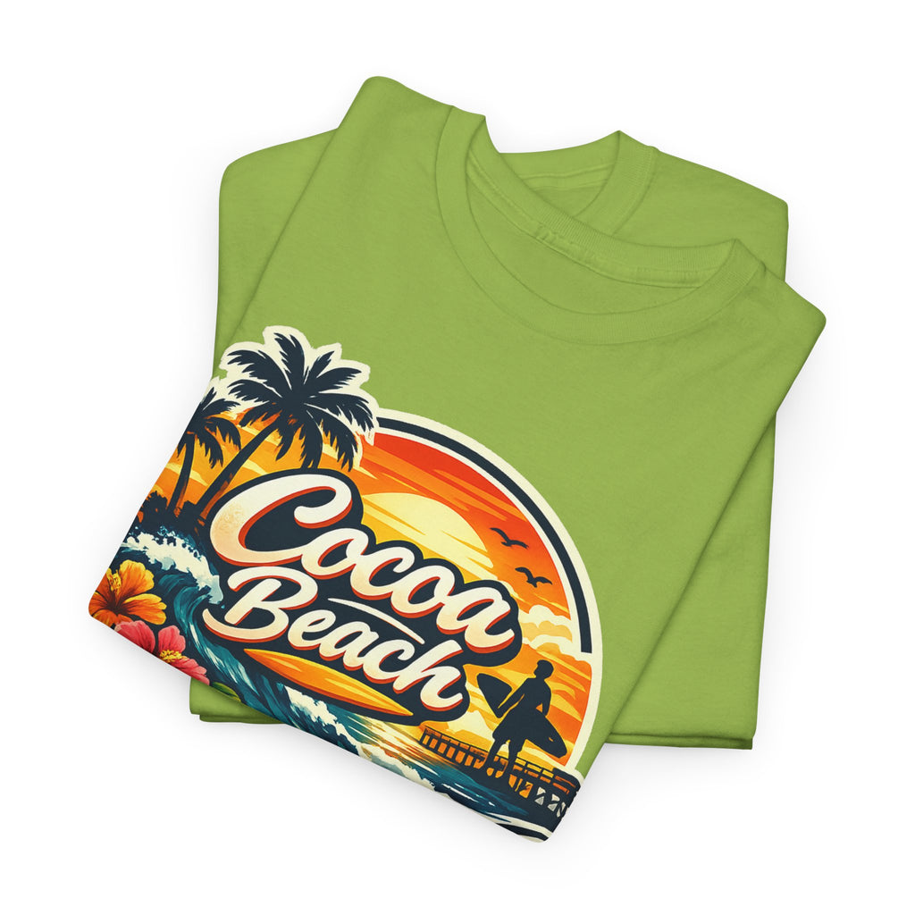 Cocoa Beach Vintage Sunset T-Shirt