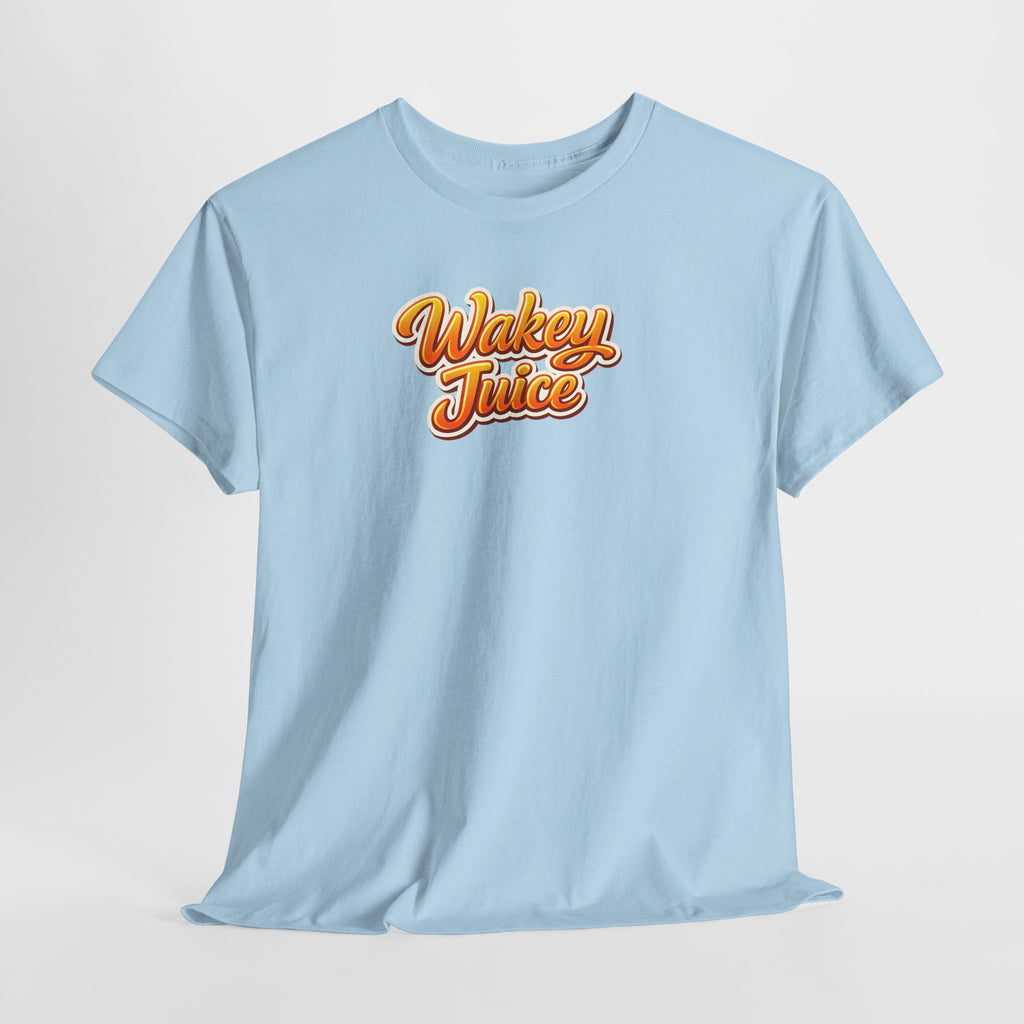 Wakey Juice T‑Shirt — Retro Orange Script Graphic Tee