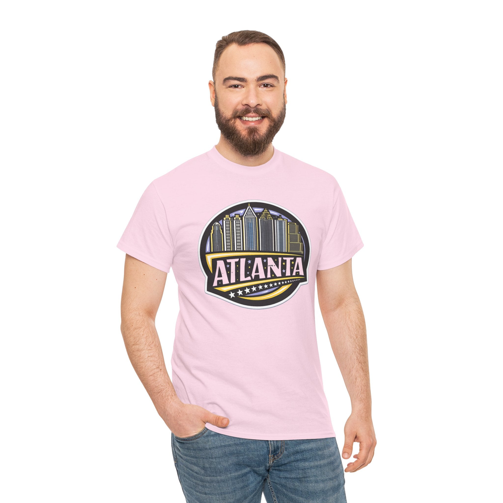 Atlanta Skyline Tee — Vintage City Badge Graphic T-Shirt