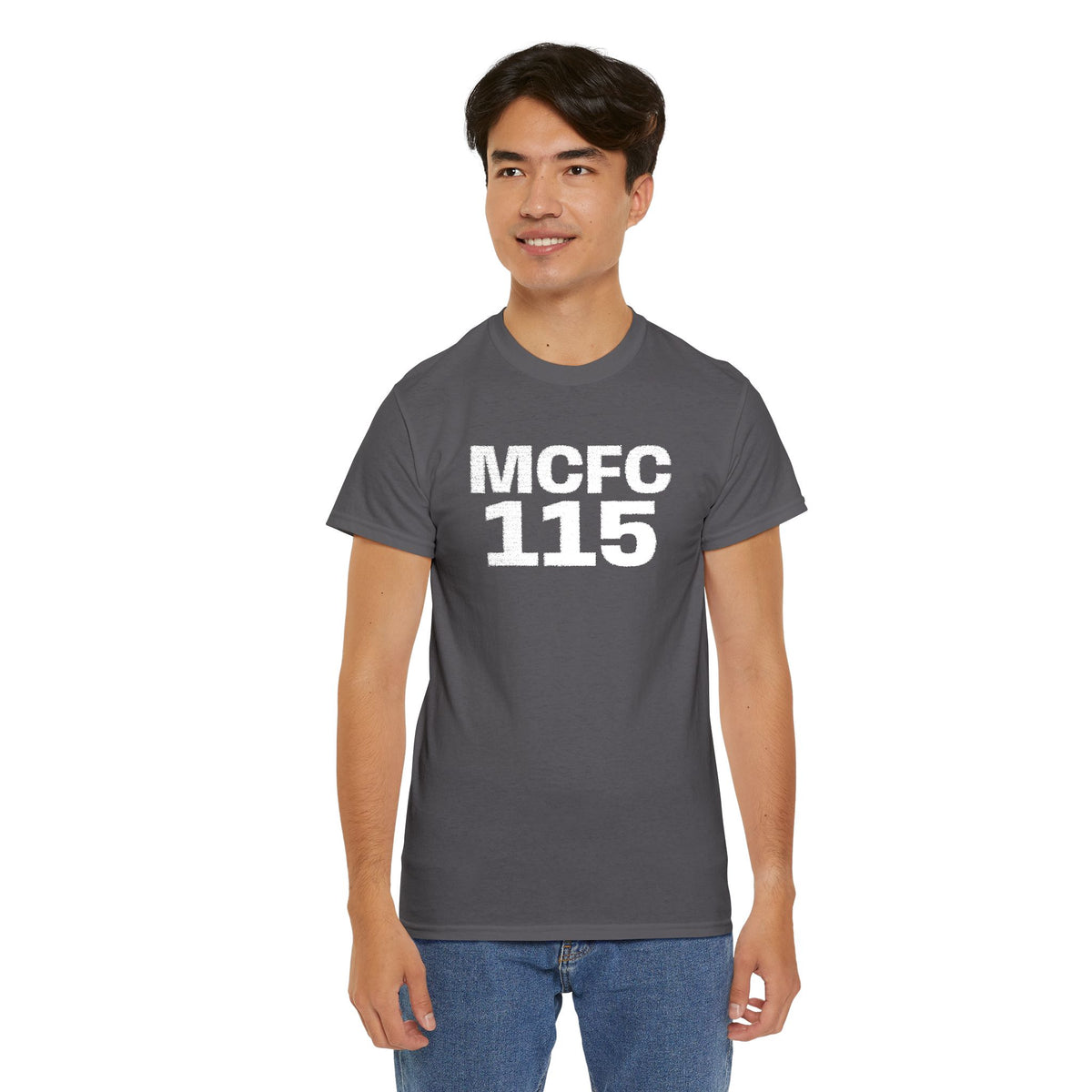 MCFC 115 T-Shirt — Vintage Football Club Number Tee