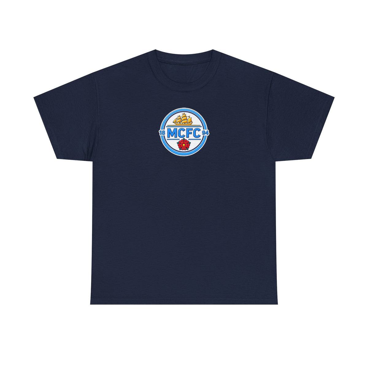 MCFC Retro Crest T‑Shirt — Vintage Soccer Fan Tee