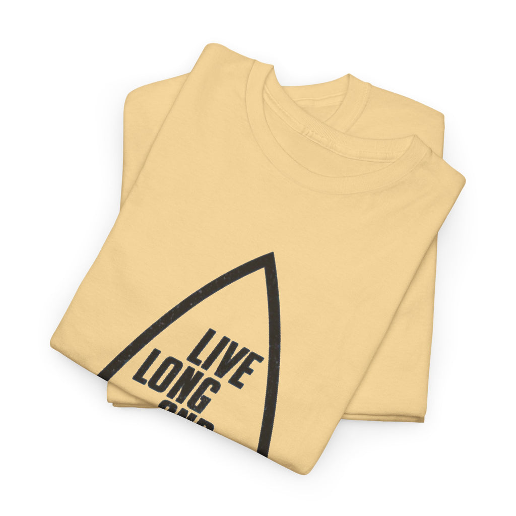Live Long and Prosper T‑Shirt — Sci‑Fi Starfleet Insignia Tee