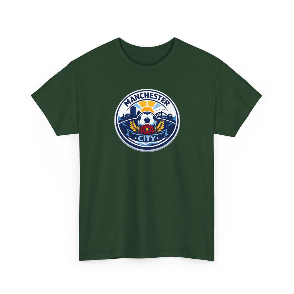 Manchester City Crest T-Shirt — Soccer Fan Tee