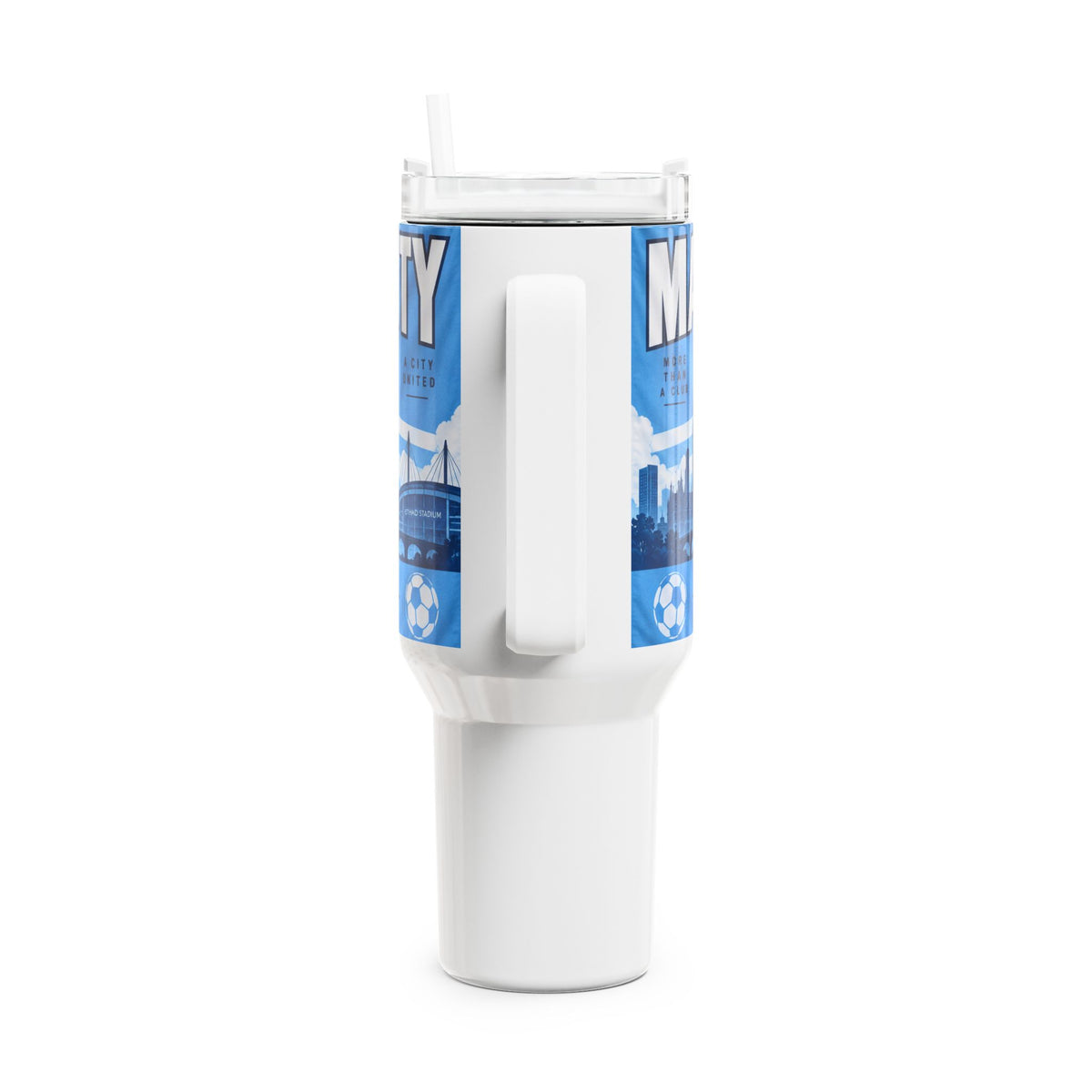 Manchester City Inspired 40oz Tumbler – Travel Cup
