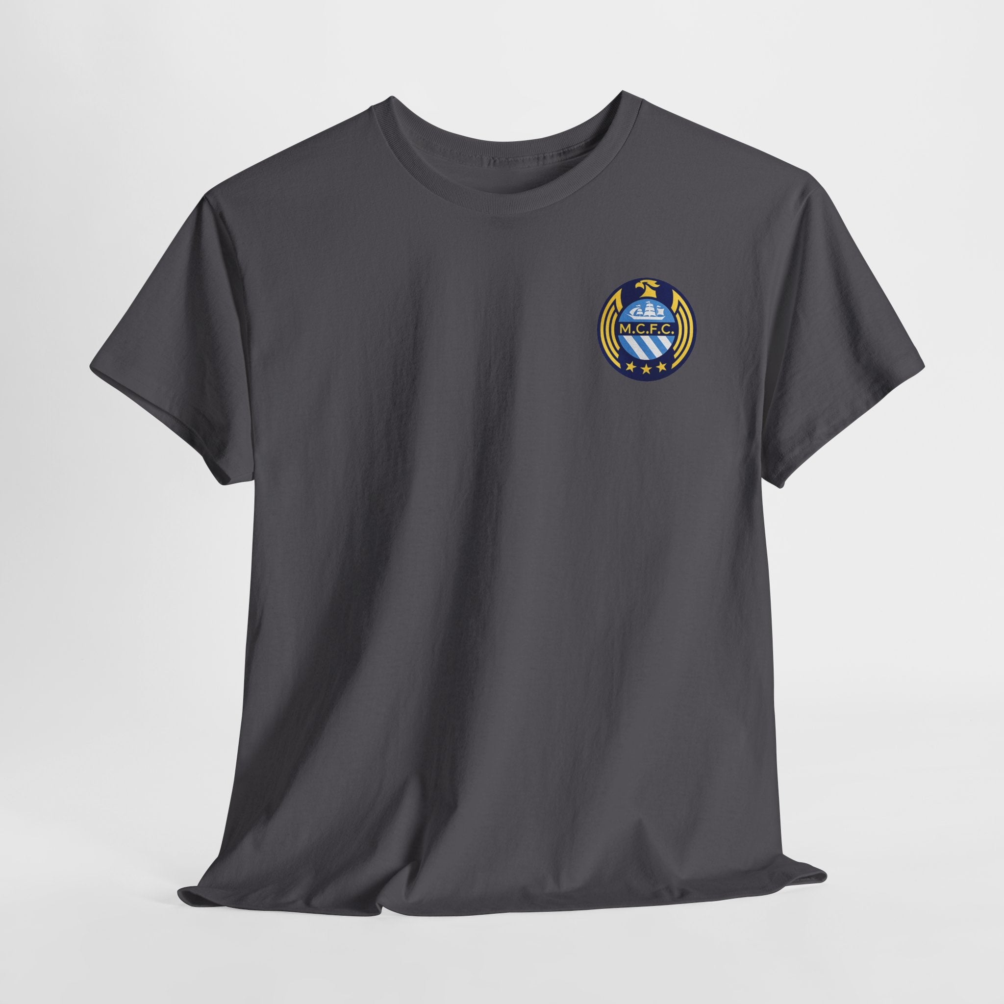 MCFC Unofficial Crest / Badge Tee — Nautical Compass Emblem Shirt