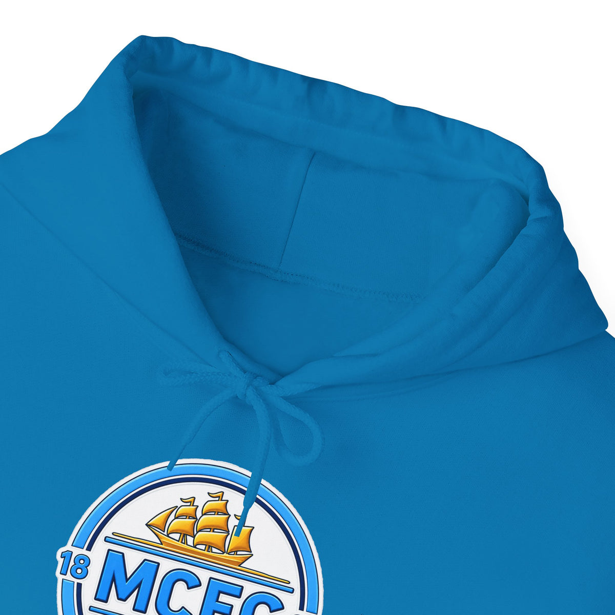 MCFC Logo Hoodie – Vintage Football Club Crest Pullover