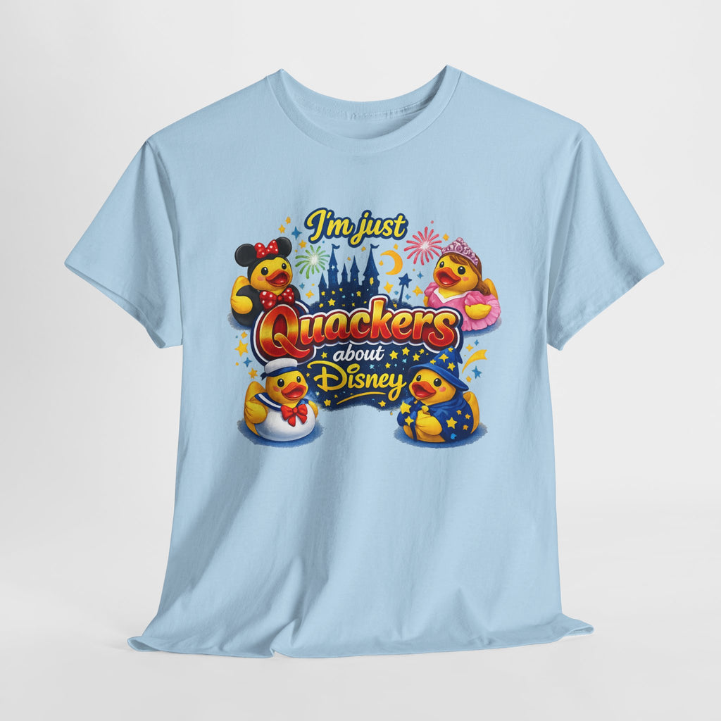 Quackers About Disney Rubber Duck Tee — "I'm Just Quackers About Disney" Graphic T-Shirt