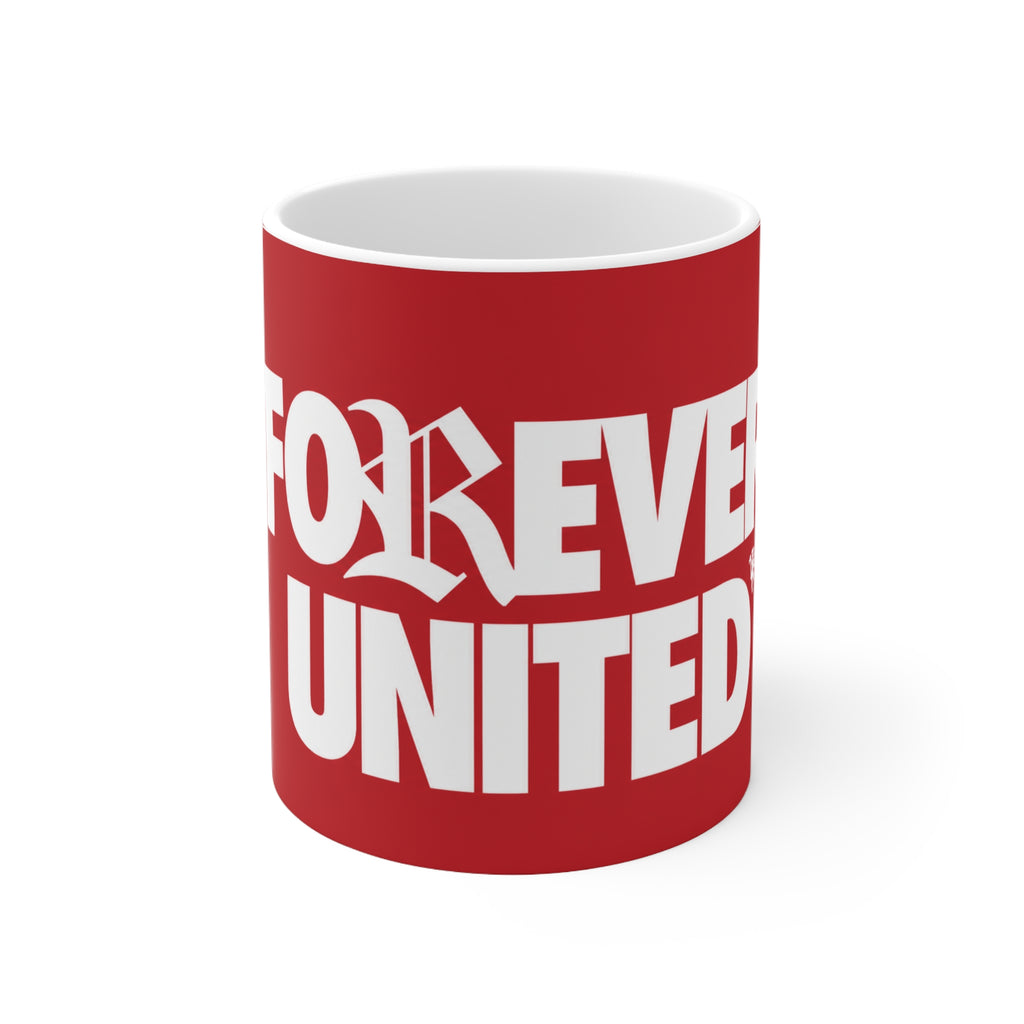 Forever United Red Ceramic Coffee Mug – 11oz & 15oz