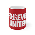 Forever United Red Ceramic Coffee Mug – 11oz & 15oz