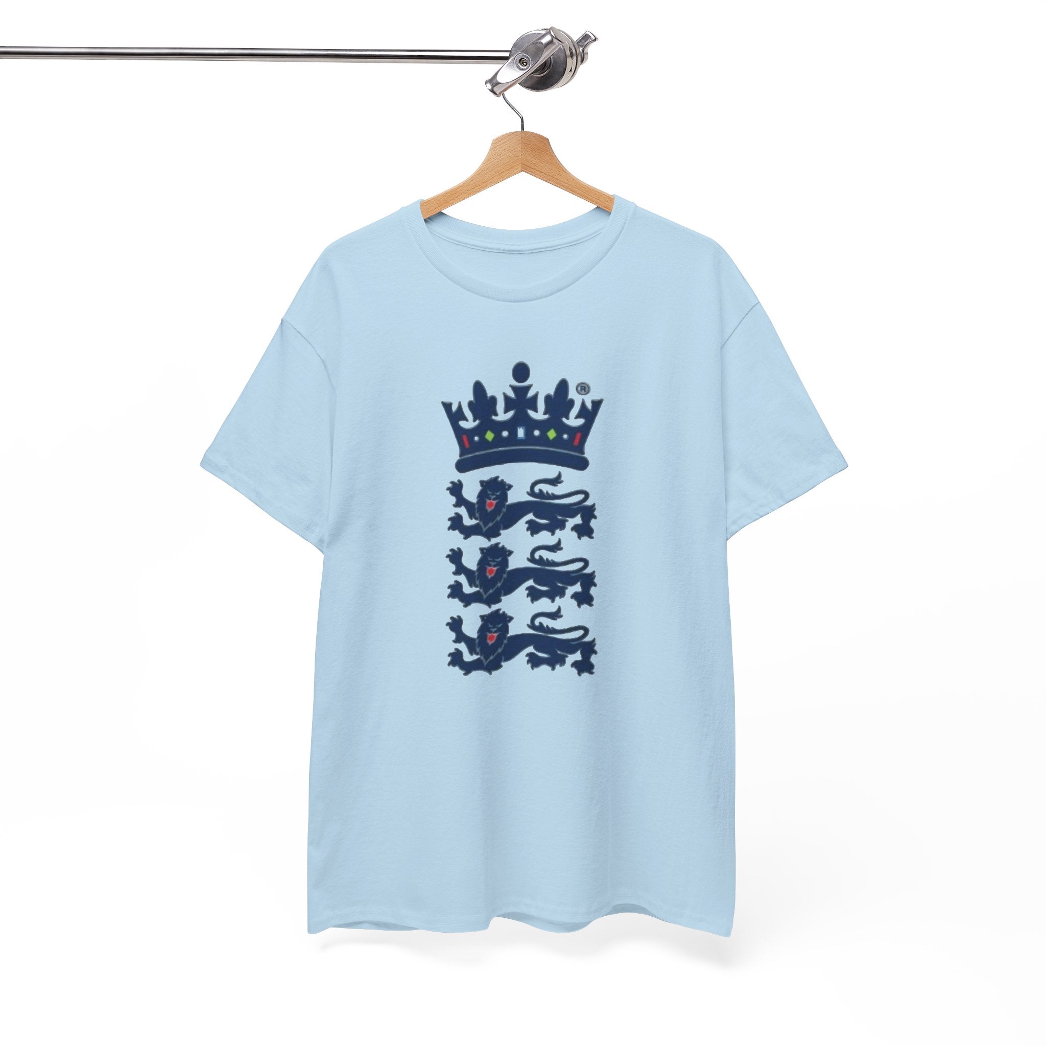 English Cricket T-Shirt — Vintage Cricket Crest Tee