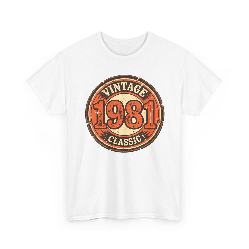 Vintage 1981 Classic T-Shirt — Retro Birthday Tee