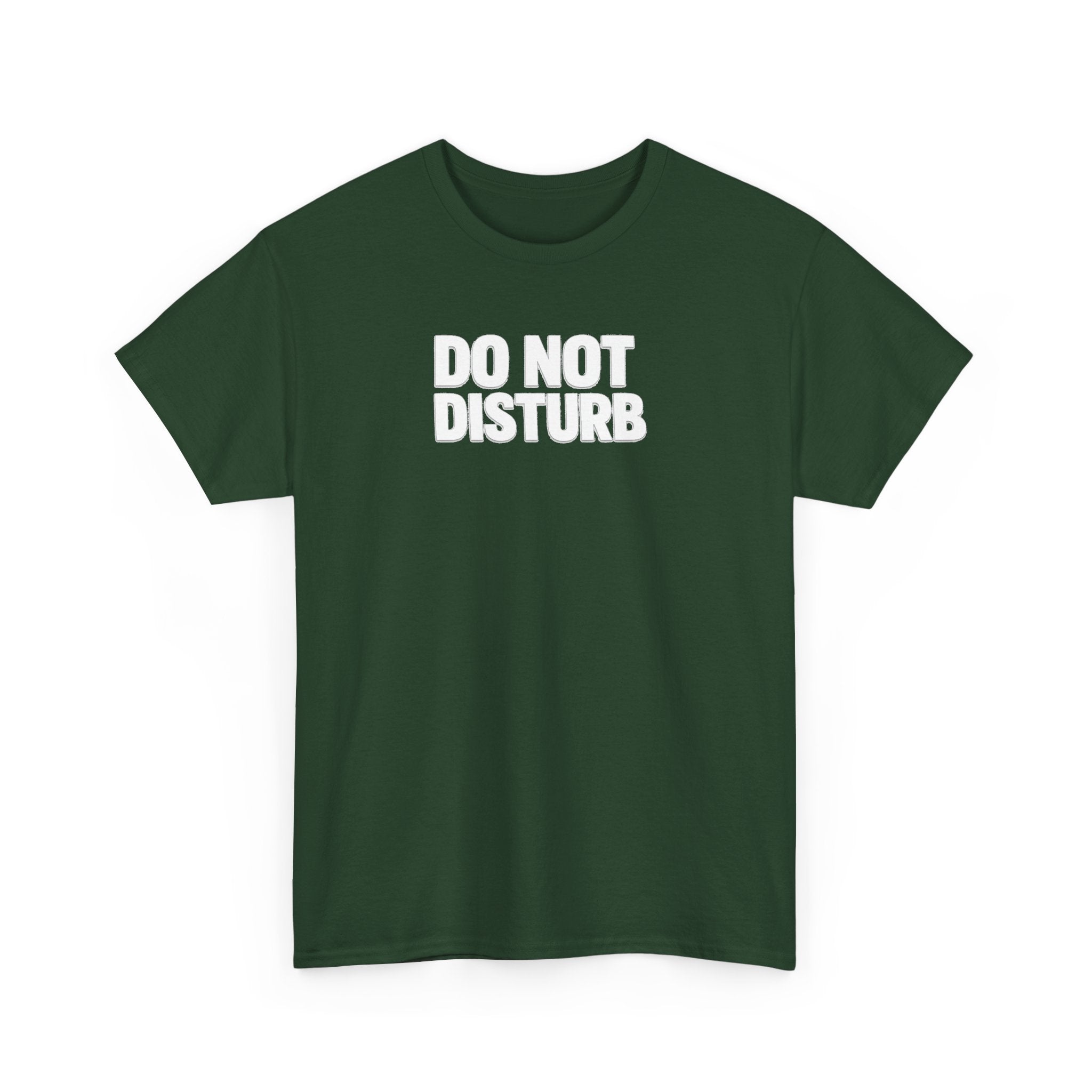 Do Not Disturb Tee — Black Graphic Statement T-Shirt
