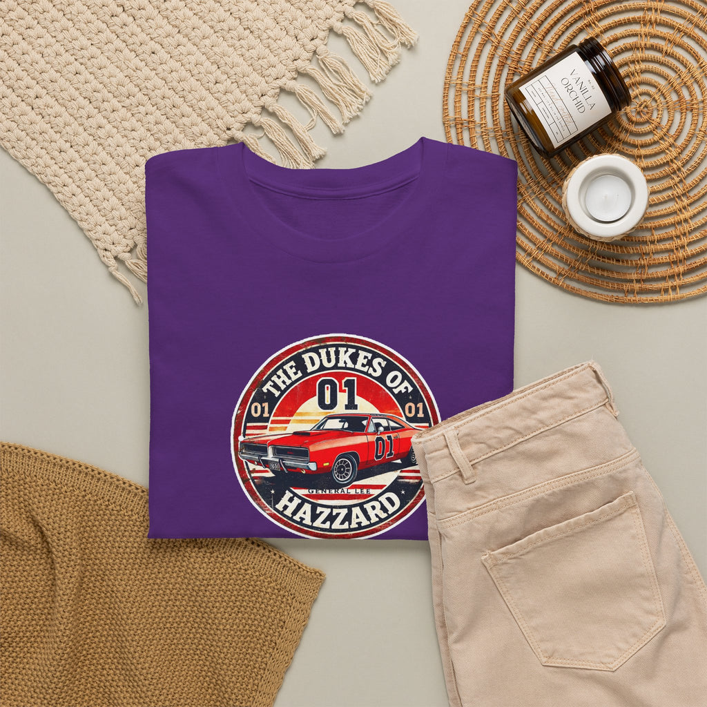 Dukes of Hazzard '01' Car Logo Cotton T-Shirt
