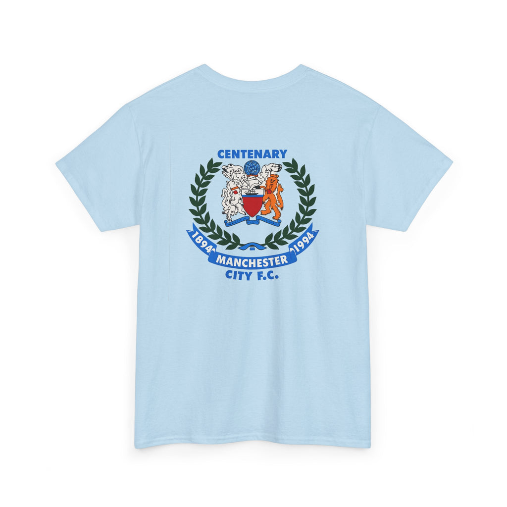 Centenary Manchester City FC Crest Tee — 1894–1994 Commemorative Shirt