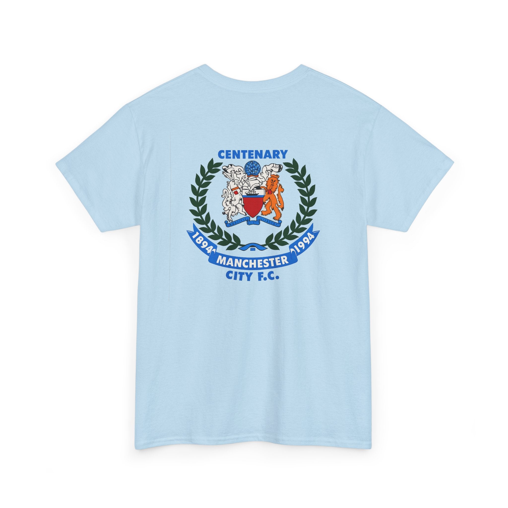 Centenary Manchester City FC Crest Tee — 1894–1994 Commemorative Shirt