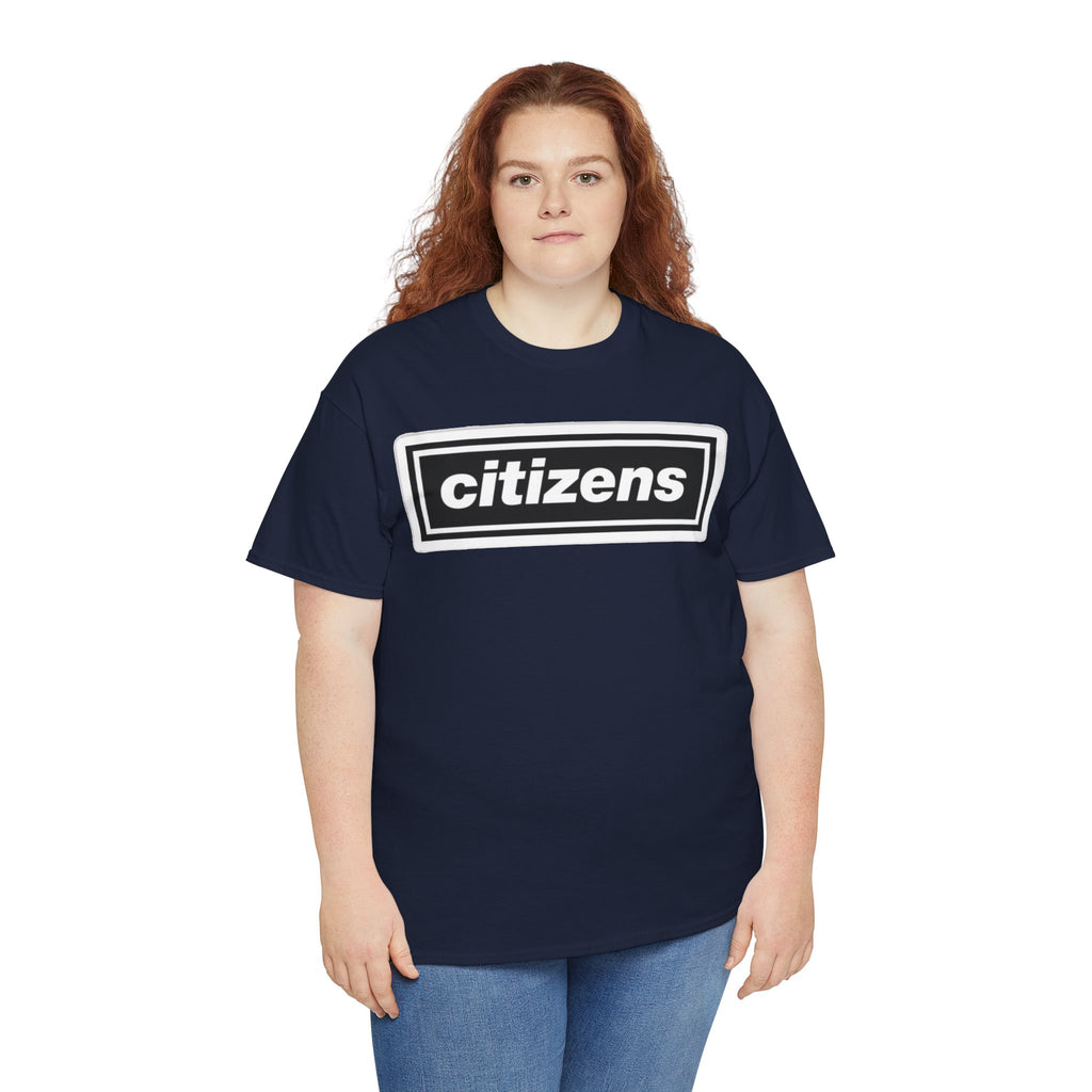 Citizens Manchester City Logo T-Shirt — Minimal Retro Box-Logo Tee