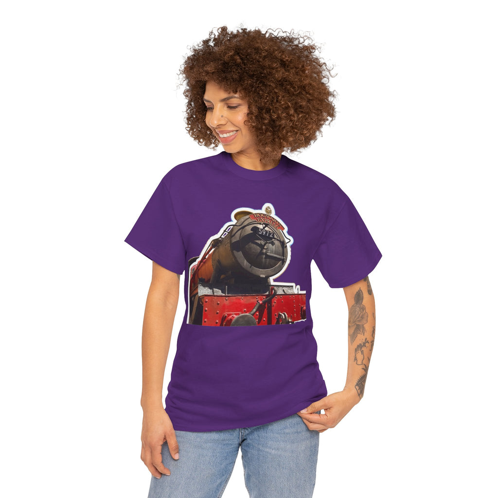 Hogwarts Express Steam Engine Train T-Shirt – Vintage Locomotive Graphic Tee