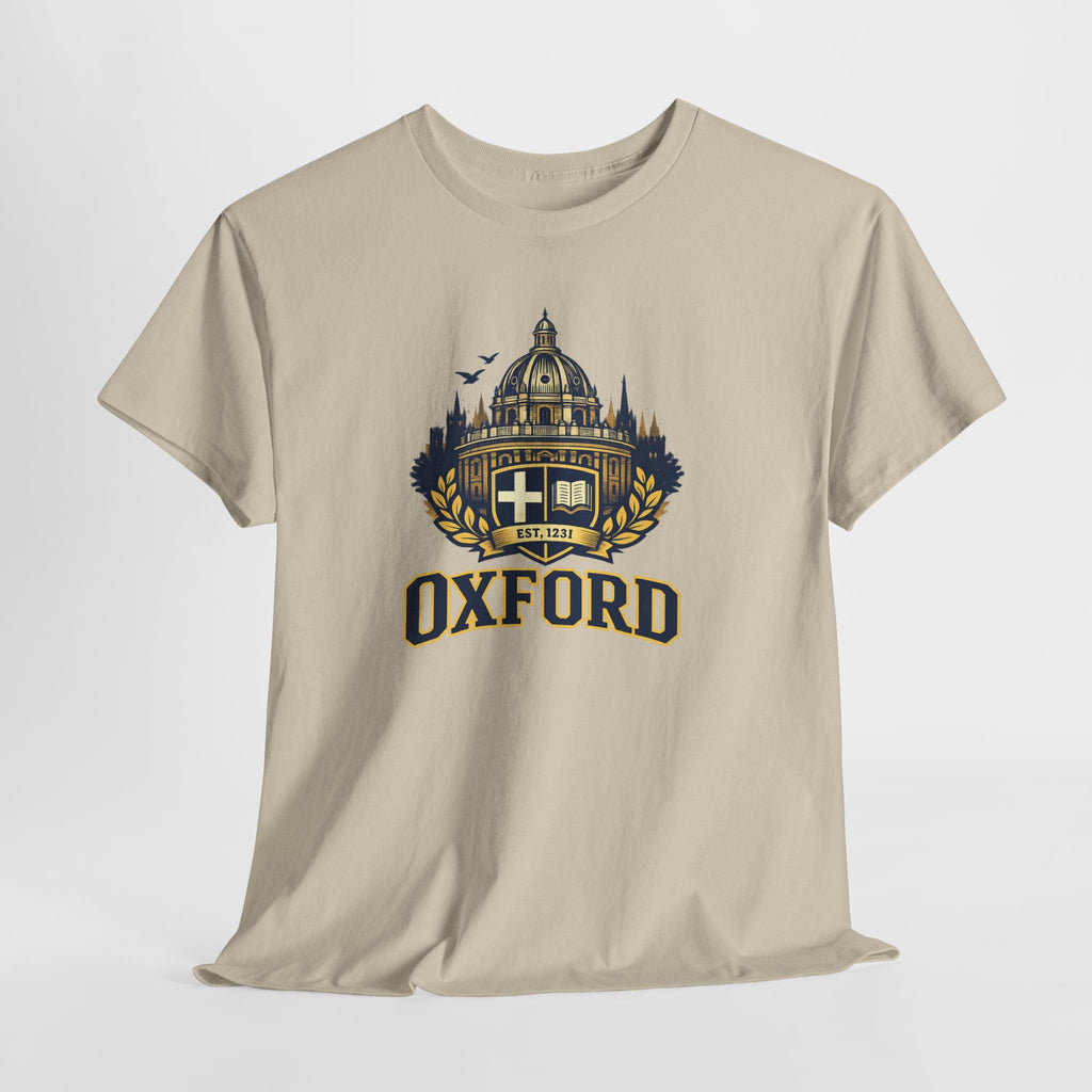 Oxford Crest T-Shirt — Vintage University Graphic Tee