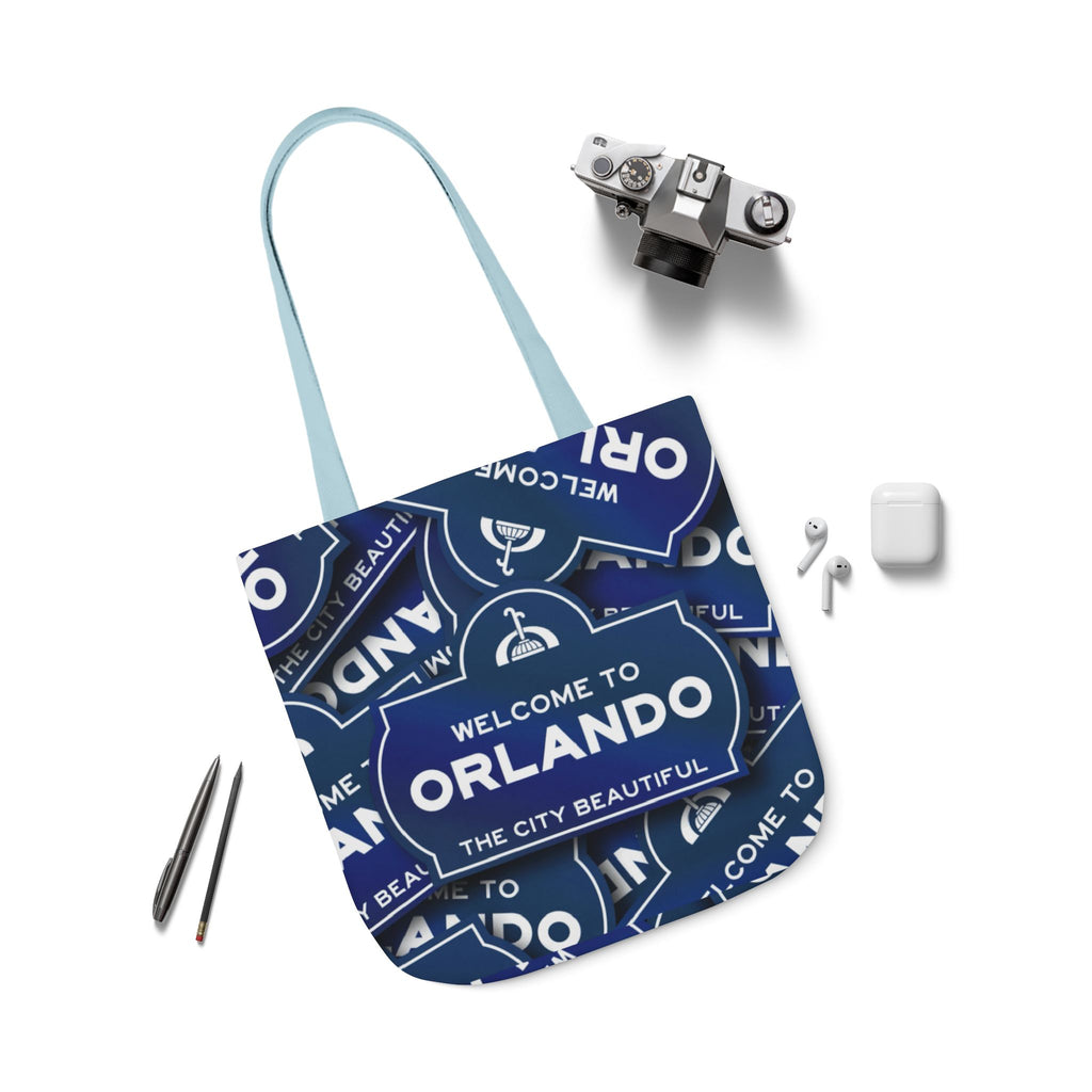 Orlando Welcome Sign Canvas Tote