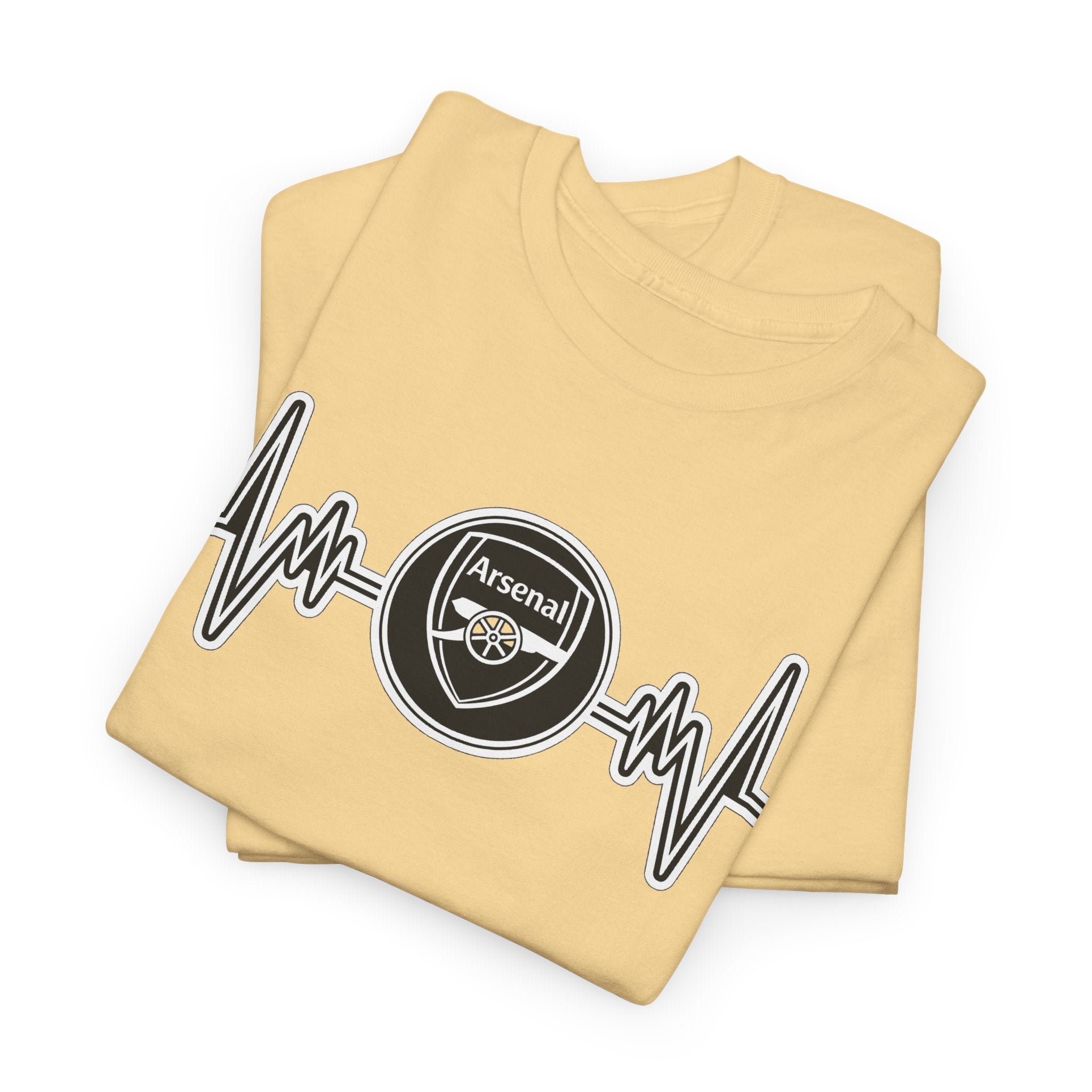 Arsenal Heartbeat T-Shirt — Premier League Fans’ Cotton Tee