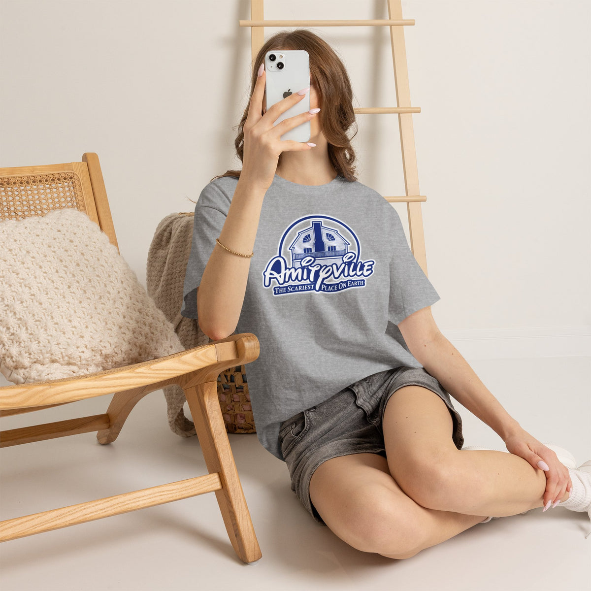 Amityville Horror Tee – "Amityville: The Scariest Place on Earth" Graphic Shirt