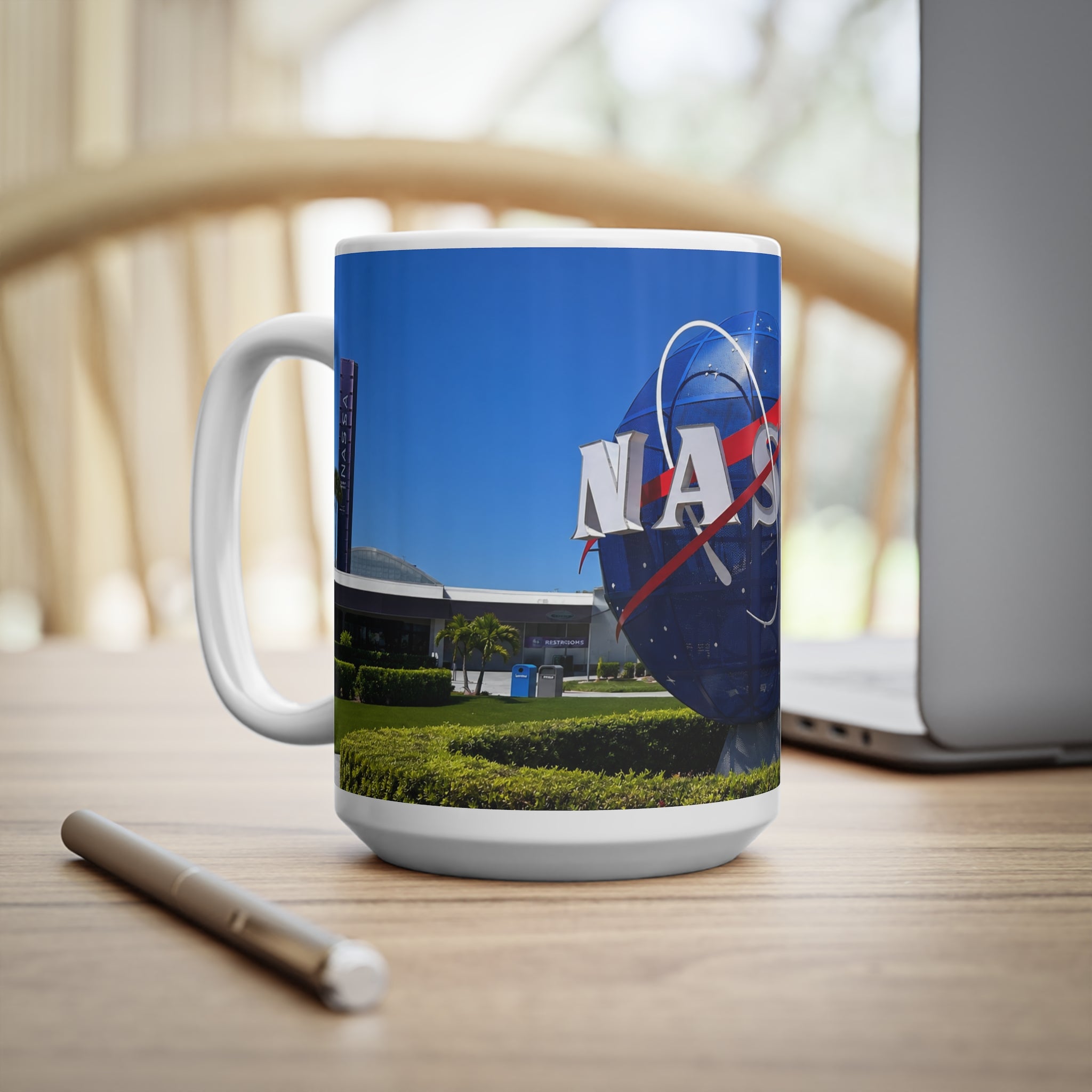 NASA Logo Ceramic Coffee Mug — 11oz & 15oz Space Exploration Gift