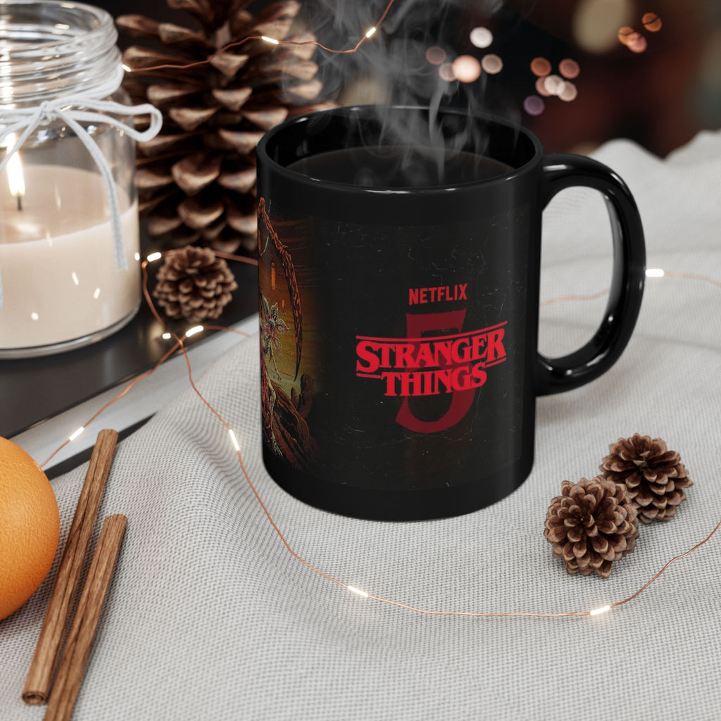 Stranger Things Season 3 Black Ceramic Mug (11oz, 15oz)
