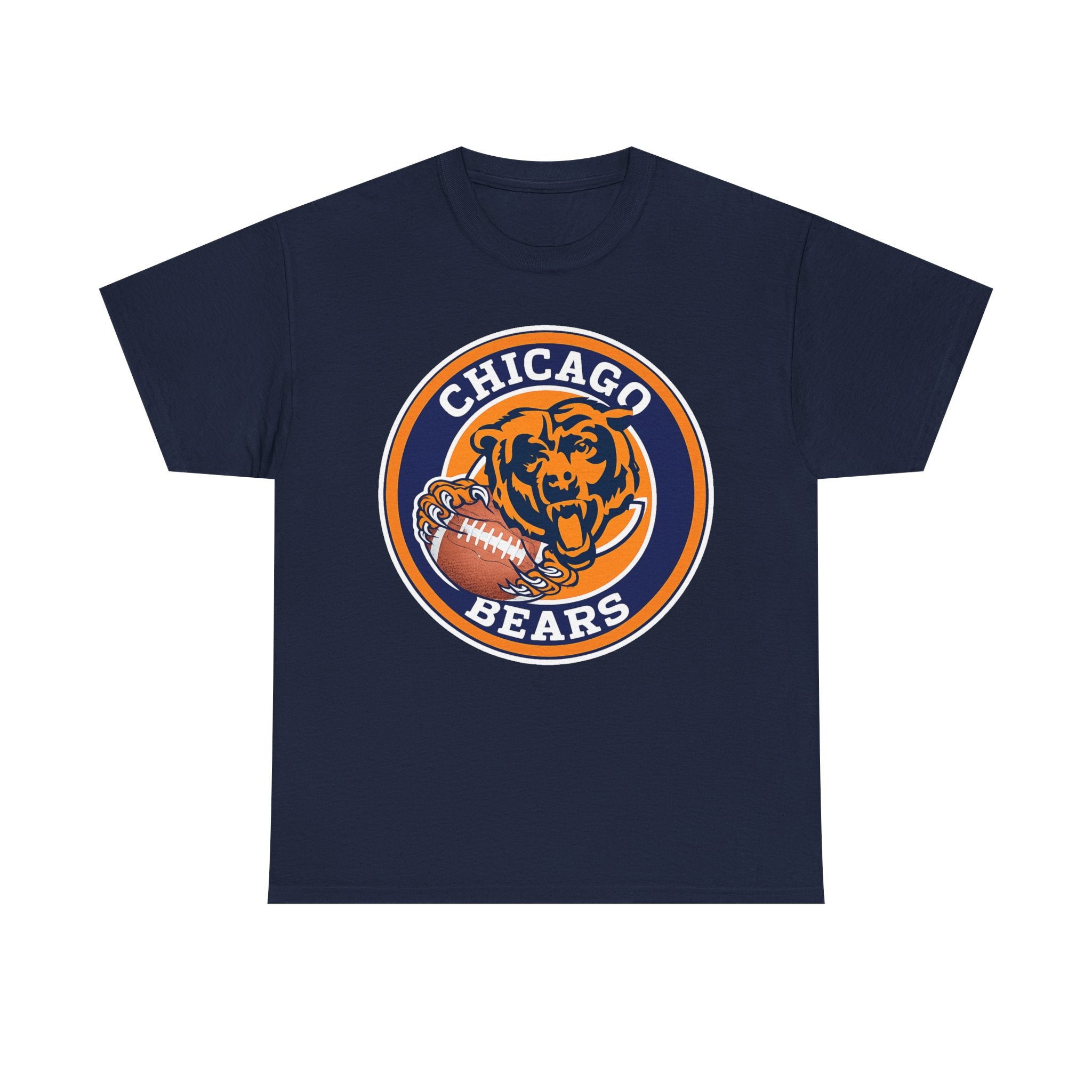 Chicago Bears Vintage Football Tee - Cotton T-Shirt