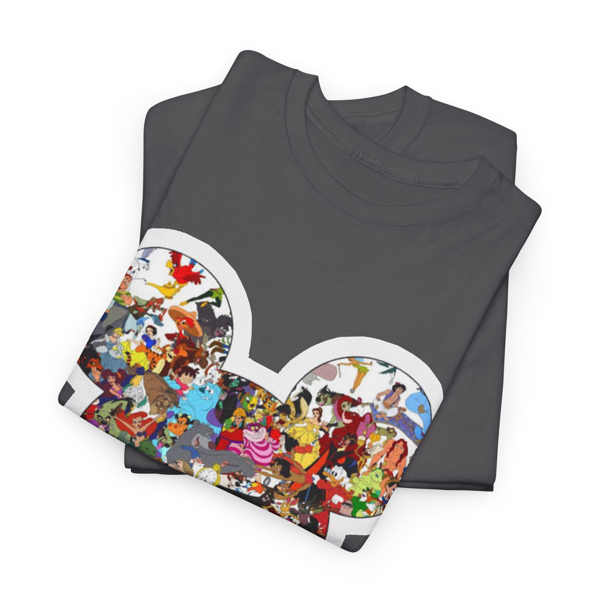 Mickey Collage T-Shirt — Vintage Disney Characters Graphic Tee