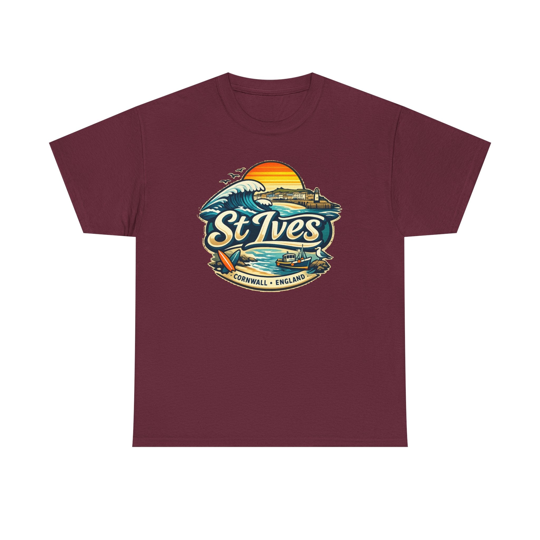 St Ives Cornwall Vintage Surf Tee