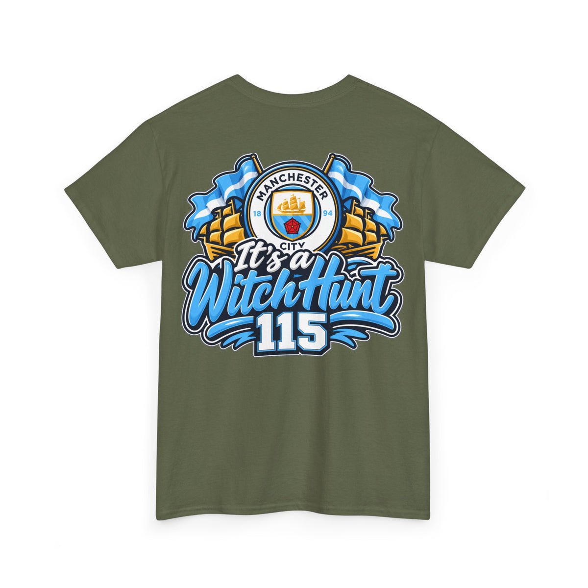 Manchester City It's a Witch Hunt 115 Cotton T-Shirt