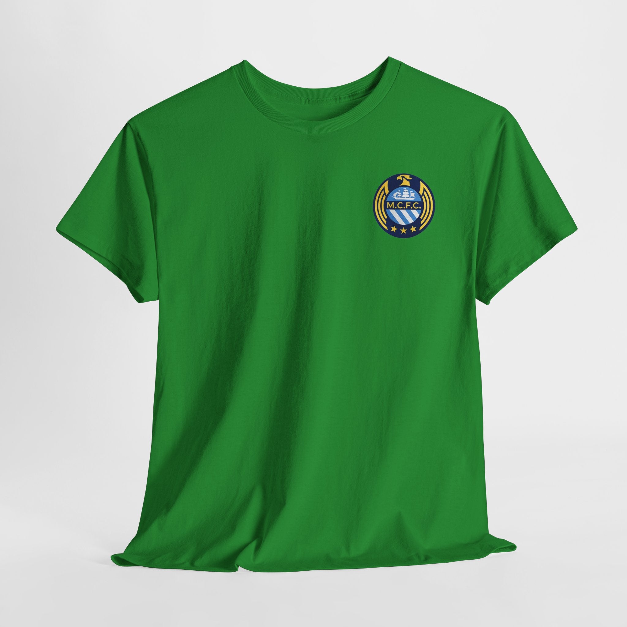 MCFC Unofficial Crest / Badge Tee — Nautical Compass Emblem Shirt